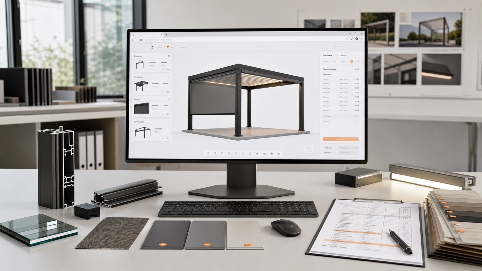 Schéma de processus pour expliquer Architecture de configurateur sur mesure pour fabricants.