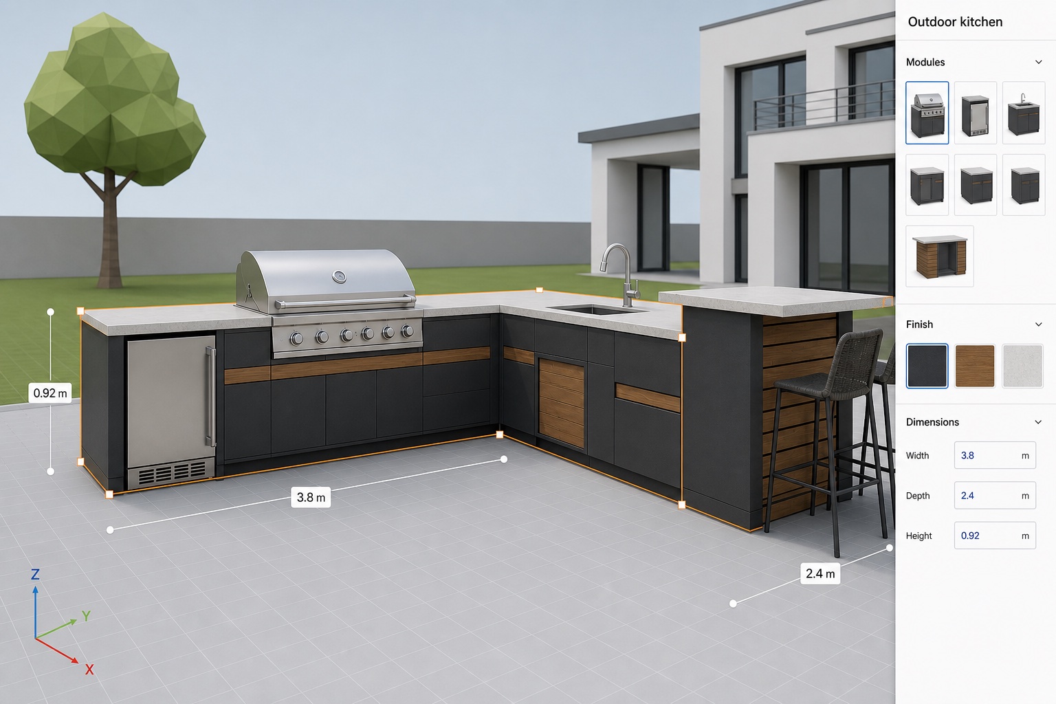 Montrez, engagez et concluez plus de ventes outdoor living.
